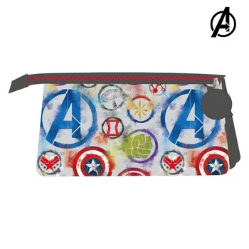 

School pencil case The Avengers Gray