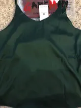 Top Women Tank-Tops Spaghetti-Strap White Cami Satin Silk Summer Camisole Basic V-Neck