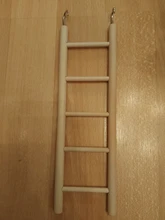 Loro escaleras Swing aves de madera juguete percha de escalada/3/4/5/6 escalera pájaro jaula de hámster mascota suministros