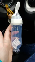 Botella de alimentación de bebé seguro de 90ML, cuchara de alimentación de silicona para niño pequeño, botella de leche, alimentador de entrenamiento para bebé, suplemento alimenticio