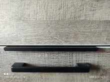 Tiradores pomos de cajones de armario, tiradores ocultos de acero inoxidable, negro, plata, naranja y dorado, muebles para despensa de la cocina