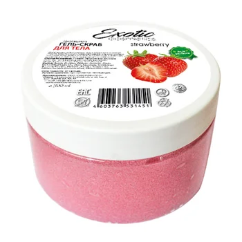 

EXOTIC COSMETICS Гель-скраб антицеллюлитный, 300 мл Клубника