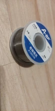 Rollo de alambre de estaño de soldadura A-BF, alambre de colofonia estañado para soldar de alto brillo, no tóxico para Estación de soldadura de hierro