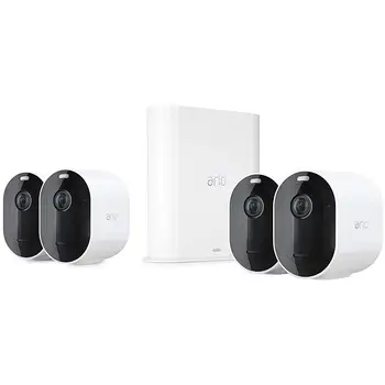 

ARLO Pro3 kabelloses 4 Kameraset VMS4440P Wei & szlig;