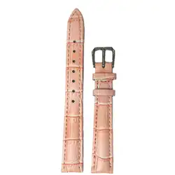 14 мм часы для женщин розовый кожаный ремешок для ремешка часов WB1026A14GB