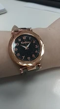 Reloj de pulsera con cielo estrellado para mujer, pulsera femenina romántica e informal, a la moda, Cuero Simple