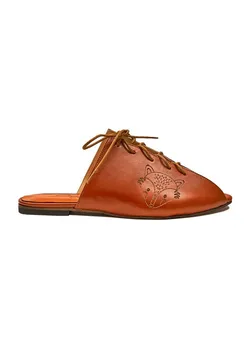 

Sertacdelibas Slippers Cognac 38 number