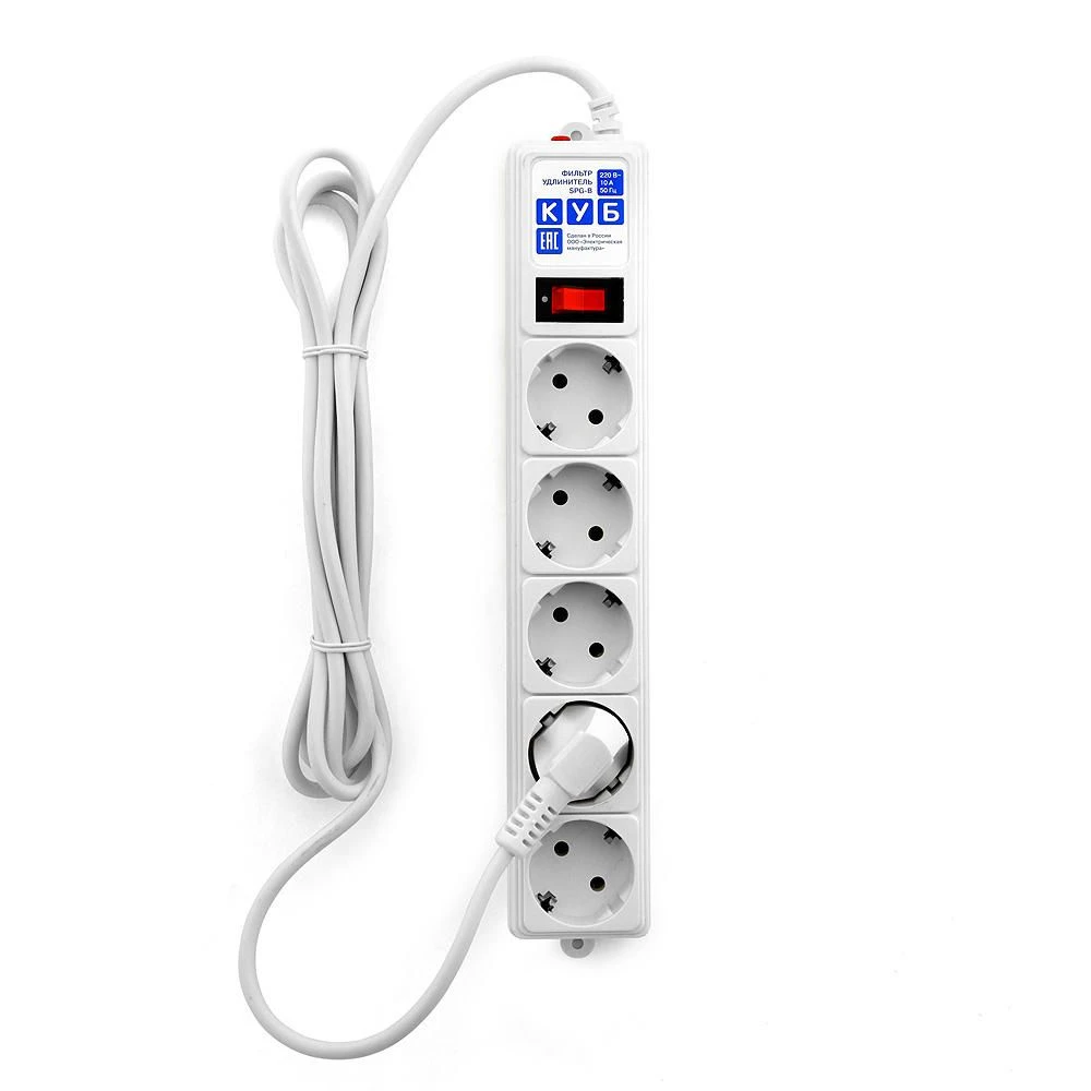 Surge Protector Power Cube SPG B 3 M, White|Power Cords & Extension Cords|  - AliExpress