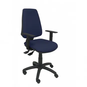 

14SBALI200B10 chair Elche S bali navy blue adjustable arms PIQUERAS and CRESPO