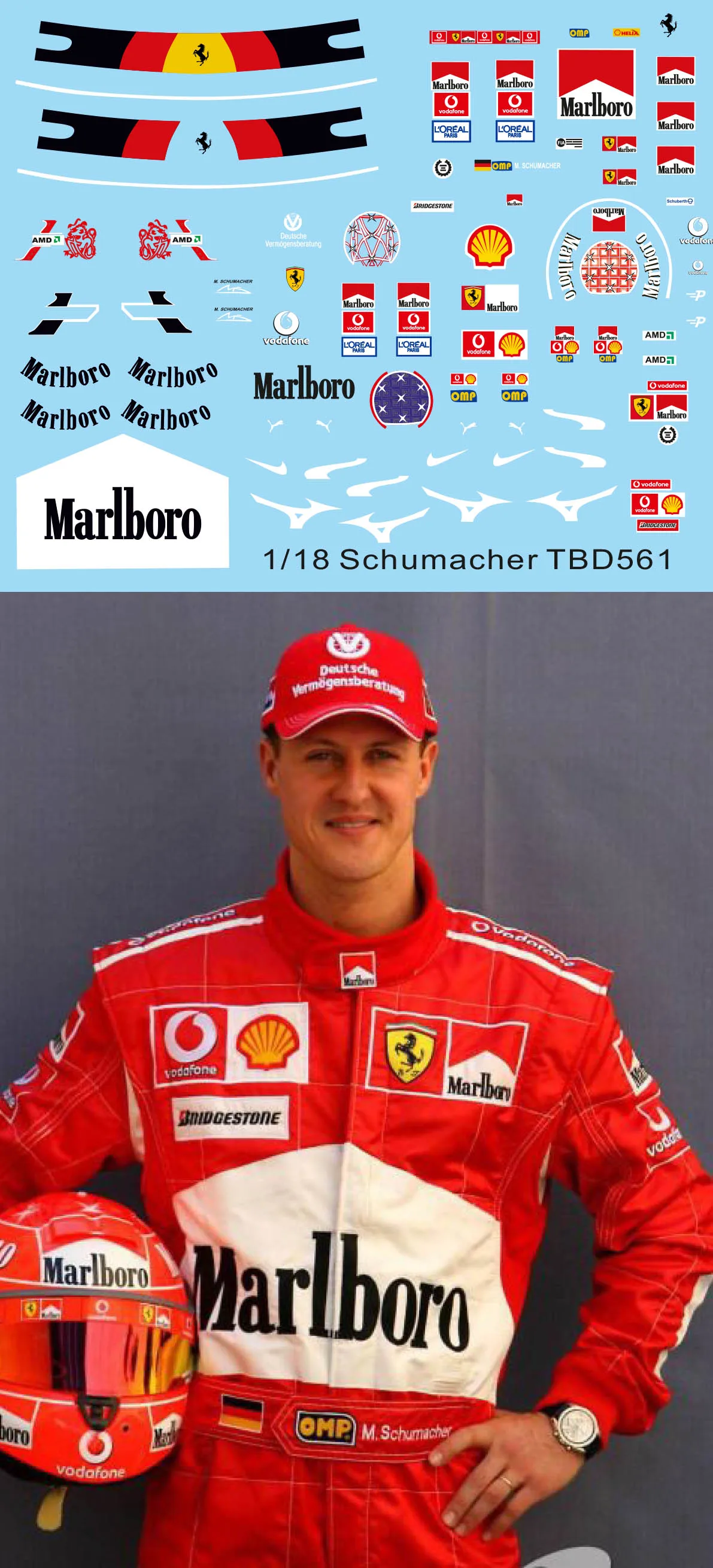 Michael Schumacher Ferrari F1 Formel1 Pin Anstecker Anstecknadel Dekra 