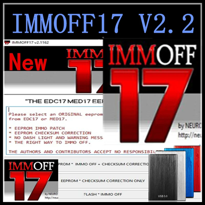 Newest iMMOFF17 Software EDC17 Immo Off Ecu Program NEUROTUNING Immoff17 Disabler Download and install video guide normal car temperature gauge