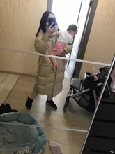 Down-Jacket Coat Yellow Winter Women Outerwear Snow FTLZZ Warm Blue Long 90%White-Duck-Down