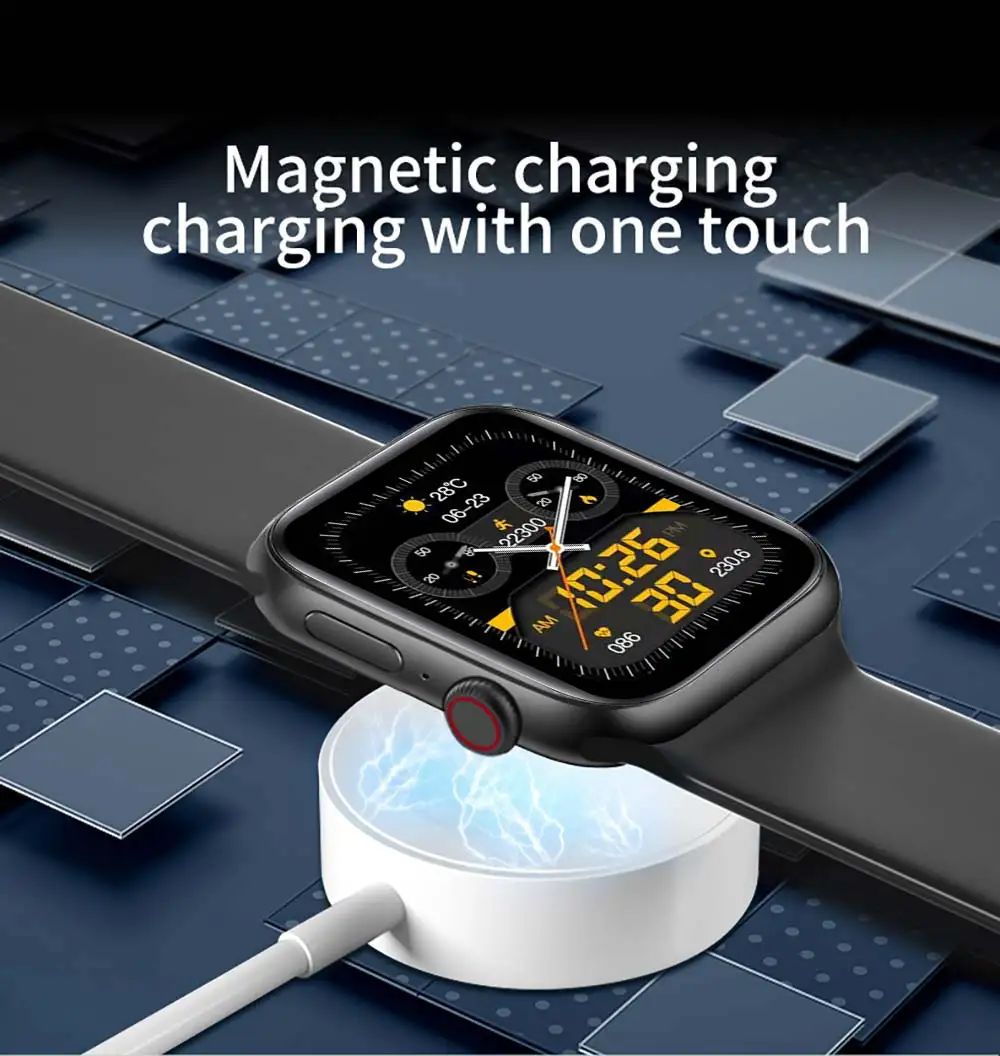 IWO Smart Watch Men Series 7 Wireless Charge Smartwatch Women Heart Rate Watches Bluetooth Call Fitness Tracker For Android IOS