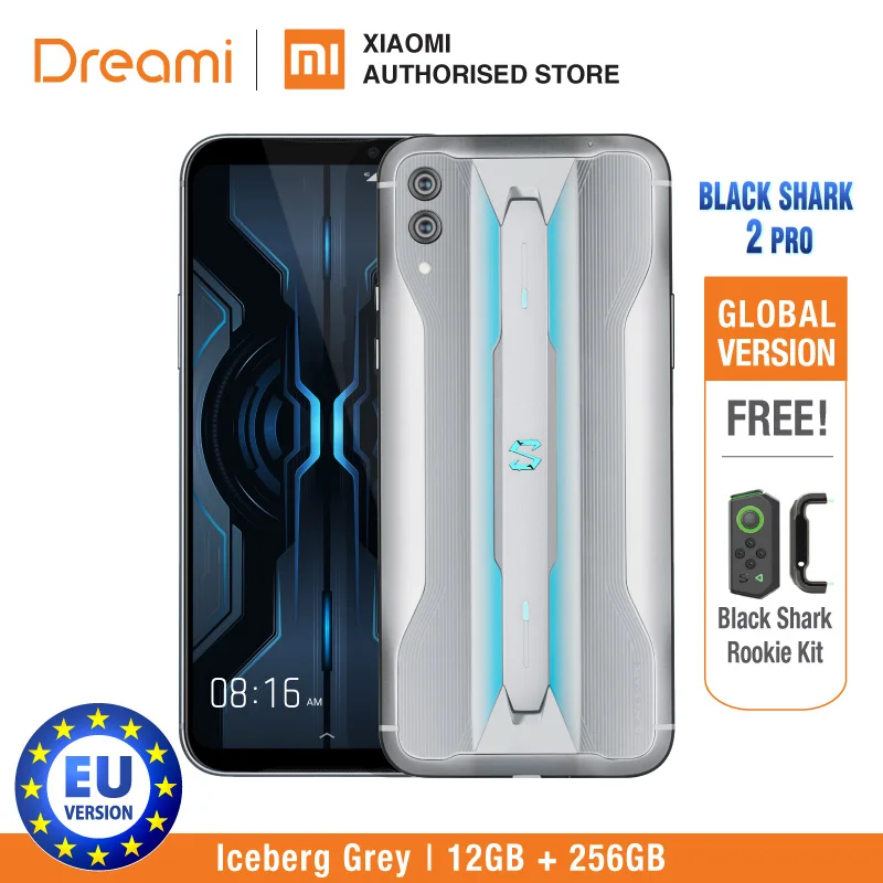 Глобальная версия Xiaomi Black Shark 2 PRO 256 Гб rom 12 ram Shadow Игровой телефон (абсолютно