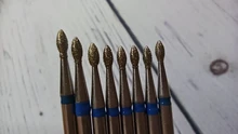 Juego de cortadoras de fresado de piedra de diamante, taladro eléctrico para manicura, brocas de limpieza de cutículas, accesorios de rebaba, equipo de arte de uñas, 10 Uds.