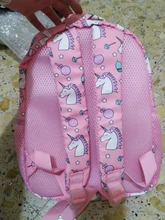 Mochila escolar para niñas, morral infantil de color rosa con estampado morado, bonito bolso escolar para guardería, impermeable, envío directo