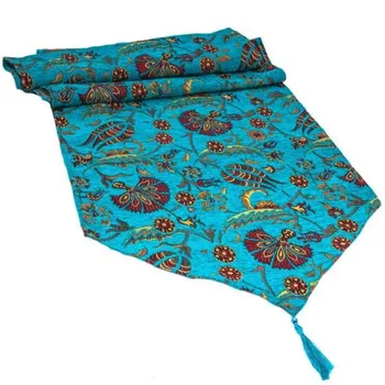 

Turkish Table Runner Middle Eastern Turkish Style Colorful Ethnic Ornament Woven Dining Mats Table Decor tablecloth