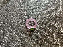 VKME cuadrado geométrico resina anillos para las mujeres las niñas Irregular patrón de mármol colorido transparente anillo anillos de joyería