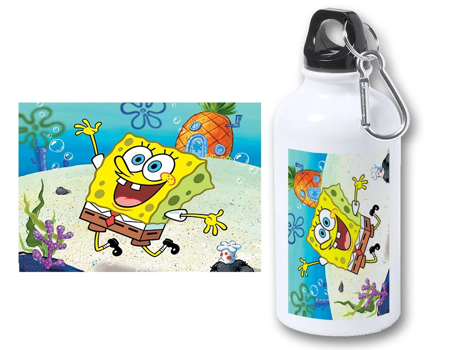 Bende Decoderen Thermisch Merchandmania Bidon Metalico 400Ml Spongebob Tekening Ananas Zee Fles  Metalen Reizen Sport Picknick Vissen Custom Hunting|Mokken| - AliExpress