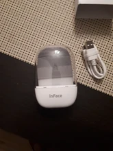 InFace-limpiador Facial ultrasónico para el cuidado de la piel, limpiador de iones para acné y espinillas, pala exfoliante, masajeador Facial