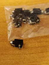 10 Uds 2,5mm conector de Audio 4 Pin DIP conector Jack de auriculares PJ-210B