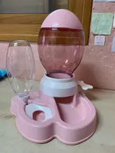 7 pocilga Gato tazón para comida de perro de tazones de alimentación 2 L perros de alimentación fuente de agua potable de 600ml Waterer gatito lento de cachorro