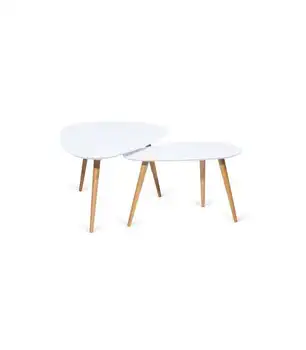 

Set Cuore two center tables at different heights