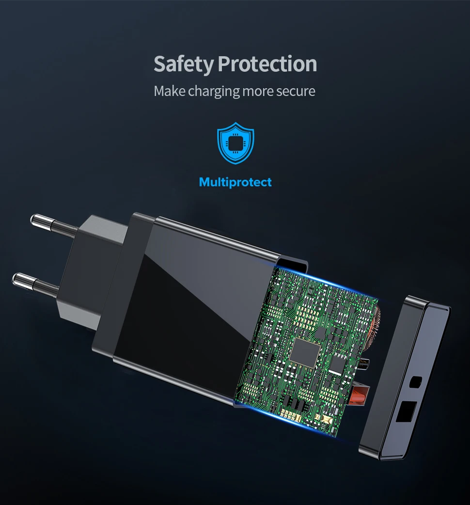 Udyr Quick Charge 4,0 3,0 36 Вт USB зарядное устройство PD type C Supercharge быстрое зарядное устройство для iPhone 11 XS Xiaomi mi9 samsung iPad PD зарядное устройство