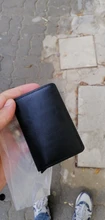 BISI GORO-cartera inteligente para hombre y mujer, porta tarjetas Rfid, de aluminio y Metal