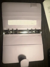 Carpeta de archivos recargable para Notebook, funda para Bloc de notas, carpeta de cuero, suministros de oficina, novedad