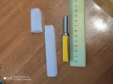 Plantilla de vástago de 8mm para carpintería, broca de enrutador, broca, fresa escariadora recta, recortadora de limpieza, cortador de espiga embellecedor empotrado, 1 ud.