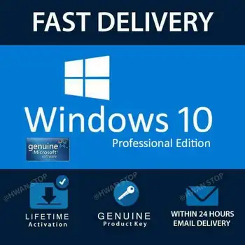 

Microsoft Windows 10 Pro Key Global online activate Permanent activation Lifetime update Support reinstall All language WIN