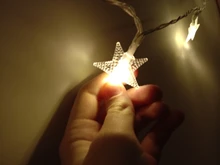 Garlands Lamp Light-String Battery-Powered Christmas-Decorations Home-Fairy-Lights Twinkle