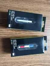 Bicycle-Light Waterproof Rechargable Dual-Color USB Red with Memory-Function Led-Blue