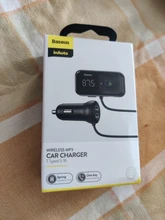 Transmisor modulador FM Baseus Bluetooth 5,0 FM Radio 3.1A USB cargador de coche kit de manos libres para coche inalámbrico Aux Audio FM Transmisor