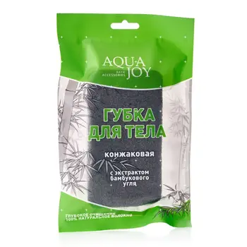 

Washcloth Aqua joy for shower and bath rectangular, conjac