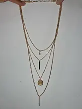 Collares multicapa y colgantes Vintage para mujer, collar de Gargantilla De Luna para mujer, gargantilla de oro, joyería de fiesta