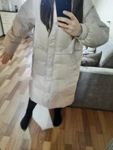 Down-Jacket Coat Yellow Winter Women Outerwear Snow FTLZZ Warm Blue Long 90%White-Duck-Down
