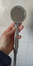 Nozzle Shower-Head Bathroom-Accessories Rainfall Pressurized Water-Saving Chrome ABS