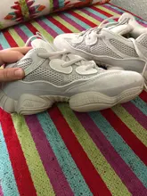 Xpay-Zapatillas De correr Air 350 para Mujer, Zapatos transpirables De ratón del desierto 500 YY 700, sombra De sal, visión suave, color blanco y negro