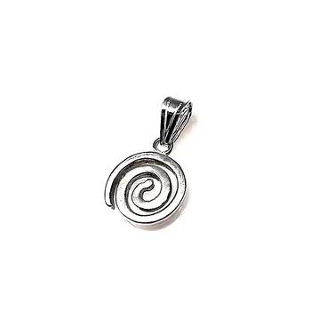 

Pendant Silver law 925m 12mm. Smooth spiral [AA7548]