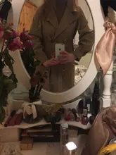 BGTEEVER-gabardina larga de Invierno para mujer, gabardina con cuello vuelto, elegante con doble botonadura y fajas, cortavientos femenino de gran tamaño, 2020