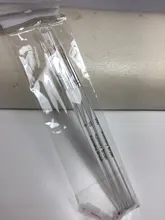 3 unids/set Kolinsky de uñas de Gel línea de arte pinceles para pintar de cristal acrílico delgado de pluma de dibujo herramientas de manicura de decoración de uñas conjunto