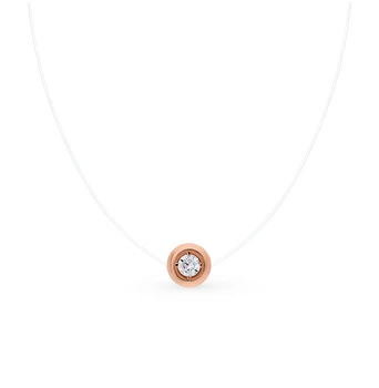 

Silver necklace with cubic zirconia sunlight sample 925