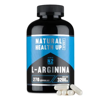 

L-arginine 3,2 grams dosage pure daily-Sports supplement for improving muscle mass-More vitamin B6-( 270 Cap.)