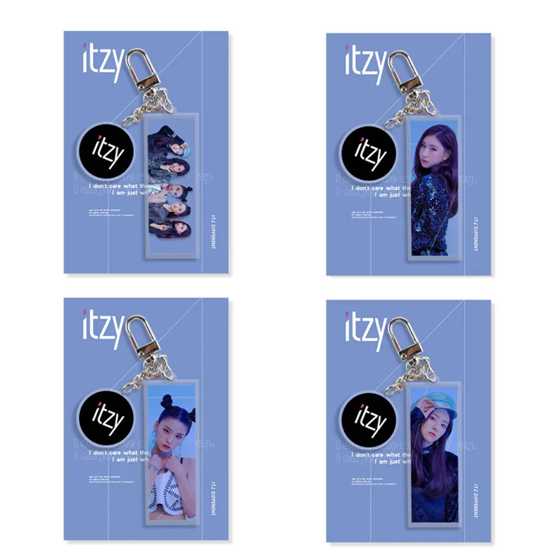 

K POP ITZY Acrylic Keychain Keyring IT'z Different IT'z ICY RYUJIN CHAERYEONG YEJI YUNA LIA YGG342