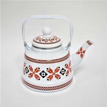 

ENAMELED TEAPOT. VOLUME 1700 ML. NICKEL PLATED STEEL. SHIPPING FROM RUSSIA