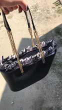 Manijas planas de cuero de superfibra de aluminio de tamaño largo, asa para bolso, accesorios clásicos para Mini bolso