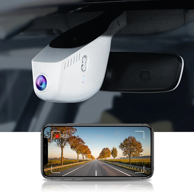 جهاز تسجيل فيديو رقمي للسيارات لسيارات فولكس فاجن جولف/سكودا/سيات/أطلس/أرتون/تيجوان/توران/باسات/ماغوتان/شاران ، Fitcamx اللاسلكية واي فاي داش كام 4K لشركة فولكس فاجن