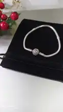 Bracelet Snap-Clasp Charm-Sizes 925-Sterling-Silver WOSTU Cubic-Zirconia Barrel 
